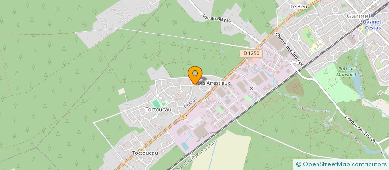 localisation de l'entreprise LE SCRIBE à PESSAC