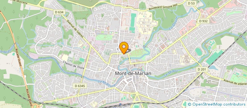 localisation de l'entreprise LE SCRIBE MONTOIS à MONT-DE-MARSAN