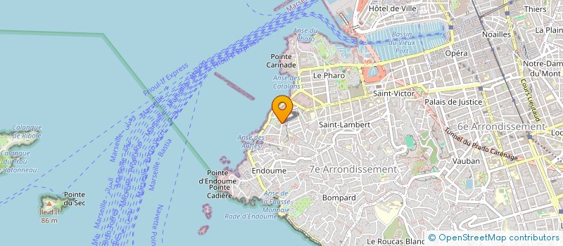 localisation de l'entreprise LE SCRIPTORIUM à MARSEILLE