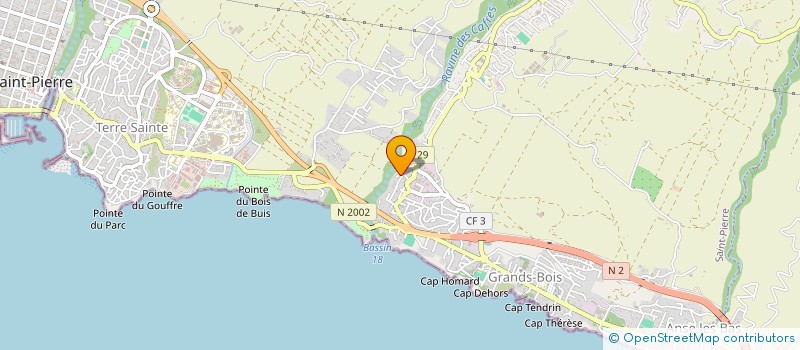 localisation de l'entreprise LE SCULPTEUR  SAINT-PIERRE