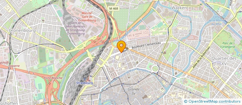localisation de l'entreprise LE SEBASTOPOL à STRASBOURG