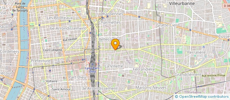 localisation de l'entreprise LE SEBASTOPOL  LYON