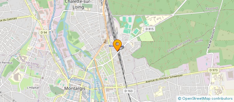 localisation de l'entreprise LE SEC'O'YA à MONTARGIS