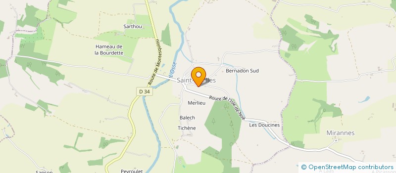 localisation de l'entreprise LE SECHOIR  LE BROUILH-MONBERT