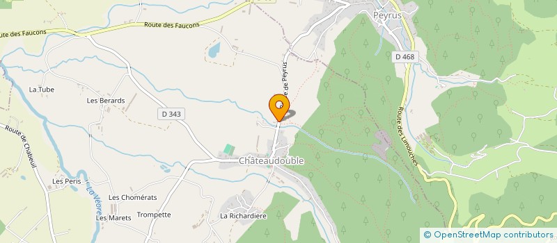 localisation de l'entreprise LE SECHOIR à CHATEAUDOUBLE