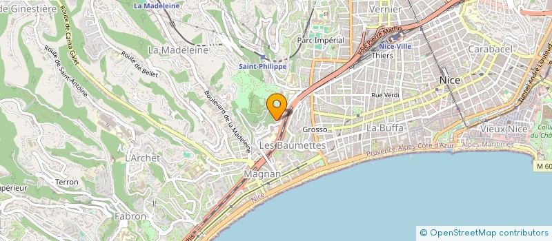 localisation de l'entreprise LE SECOURS POUR TOUS à NICE