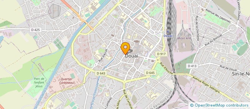 localisation de l'entreprise LE SECRET à DOUAI