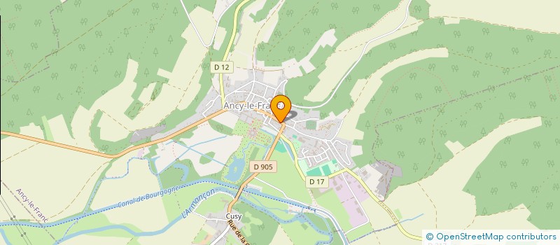 localisation de l'entreprise LE SECRET  PACY SUR ARMANCON