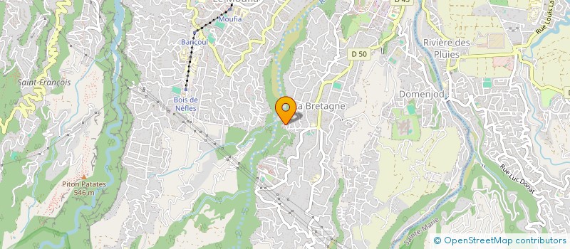 localisation de l'entreprise LE SECRET DES CASCADES  SAINT-DENIS