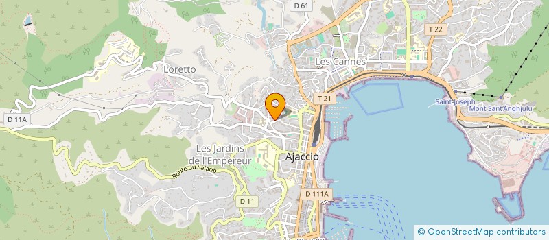 localisation de l'entreprise LE SECRET DES VIANDES  AJACCIO