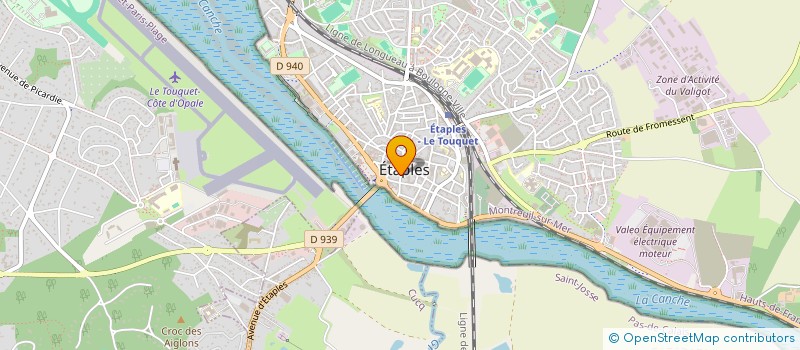 localisation de l'entreprise LE SECRET DU BONHEUR  ETAPLES