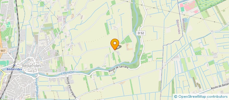 localisation de l'entreprise LE SECTEUR  BEDARRIDES