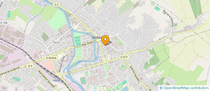 localisation de l'entreprise LE SEDANAIS à SEDAN