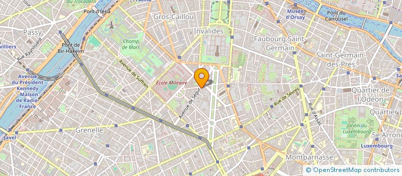 localisation de l'entreprise LE SEGUR D'ALEXANDRIE  PARIS