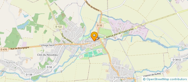 localisation de l'entreprise LE SEILLON  BLETTERANS