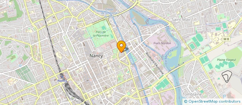 localisation de l'entreprise LE SEIZIEME  NANCY