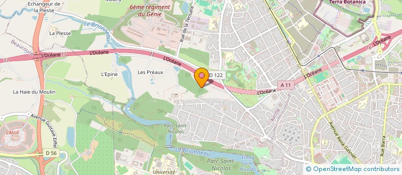 localisation de l'entreprise LE SEL DE LA TERRE  AVRILLE