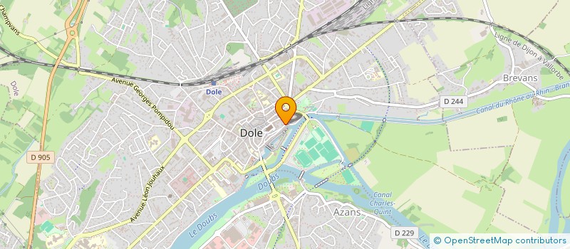 localisation de l'entreprise LE SEL & LA PIERRE à DOLE