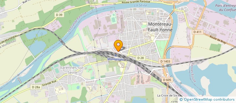 localisation de l'entreprise LE SELECT à MONTEREAU-FAULT-YONNE