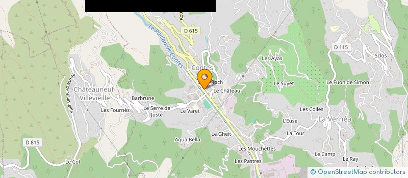 localisation de l'entreprise LE SELECT  CONTES