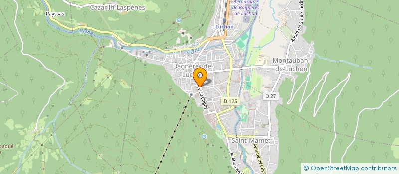 localisation de l'entreprise LE SELECT  BAGNERES-DE-LUCHON