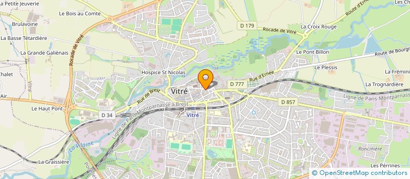 localisation de l'entreprise LE SELECT  VITRE