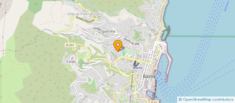 localisation de l'entreprise LE SELECT à BASTIA
