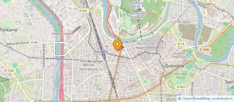 localisation de l'entreprise LE SELECT BAR  GRENOBLE