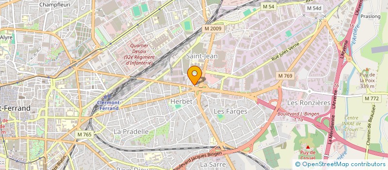 localisation de l'entreprise LE SELECTEUR DU BATIMENT à CLERMONT-FERRAND