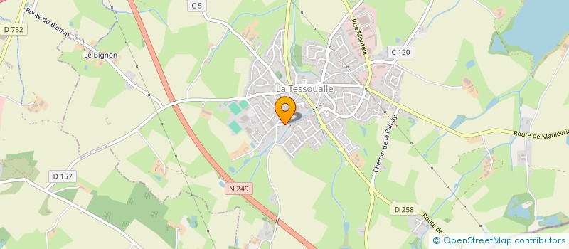 localisation de l'entreprise LE SEMA  LA TESSOUALLE