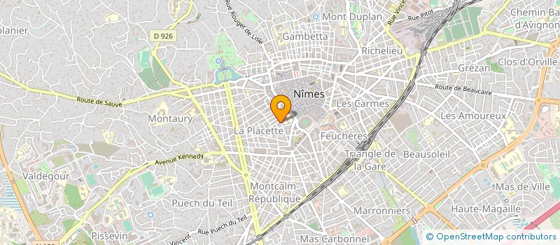 localisation de l'entreprise LE SEMAPHORE à NIMES