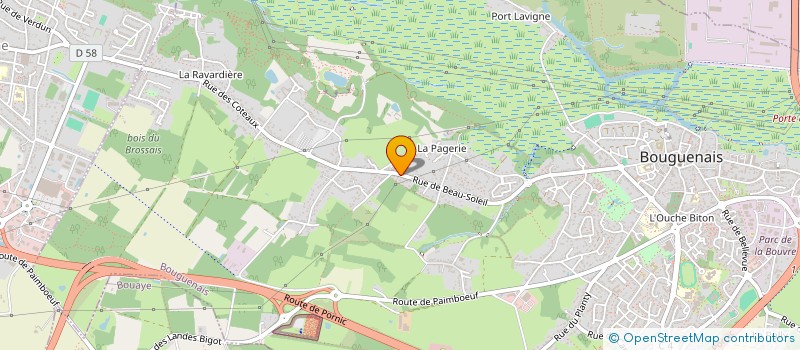 localisation de l'entreprise LE SEMAPHORE à BOUGUENAIS