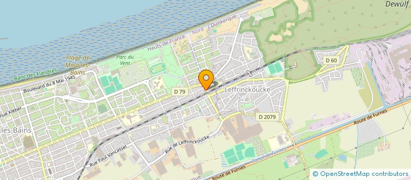 localisation de l'entreprise LE SEMAPHORE à DUNKERQUE
