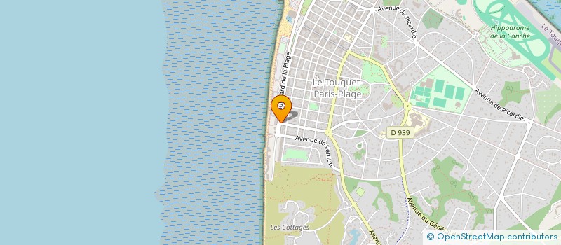 localisation de l'entreprise LE SEMAPHORE B 92 à LE TOUQUET-PARIS-PLAGE