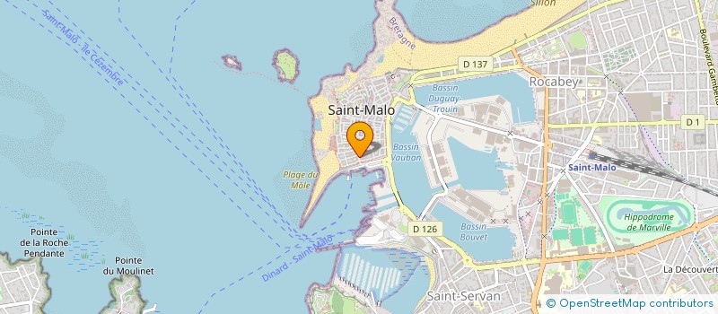 localisation de l'entreprise LE SEMPER  SAINT-MALO