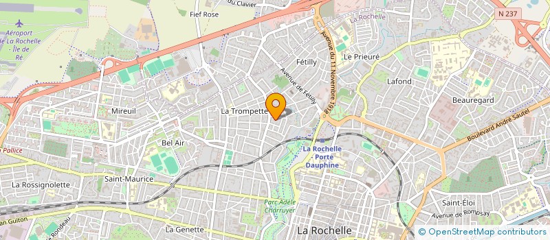 localisation de l'entreprise LE SENAC  LA ROCHELLE