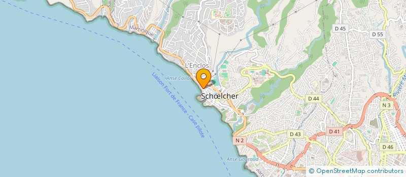 localisation de l'entreprise LE SENAT BEACH à SCHŒLCHER