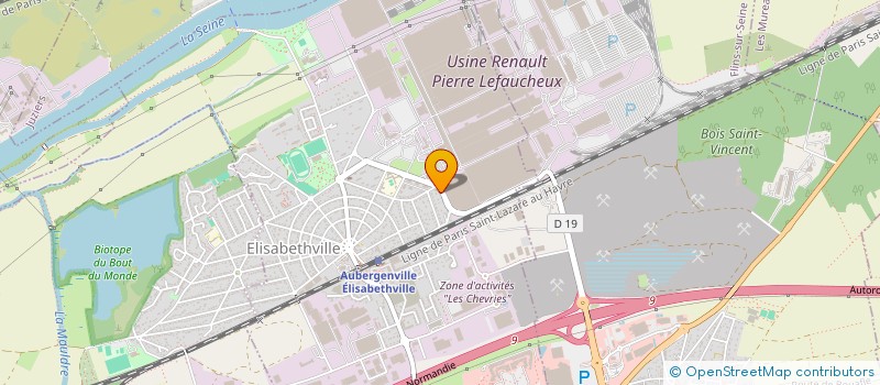 localisation de l'entreprise LE SENATH  AUBERGENVILLE