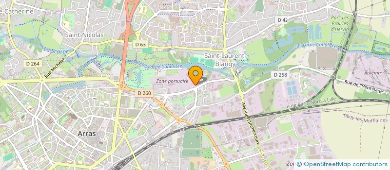 localisation de l'entreprise LE SENECHAL  SAINT-LAURENT-BLANGY