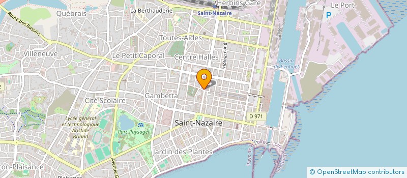 localisation de l'entreprise LE SENIOR 44 à SAINT-NAZAIRE