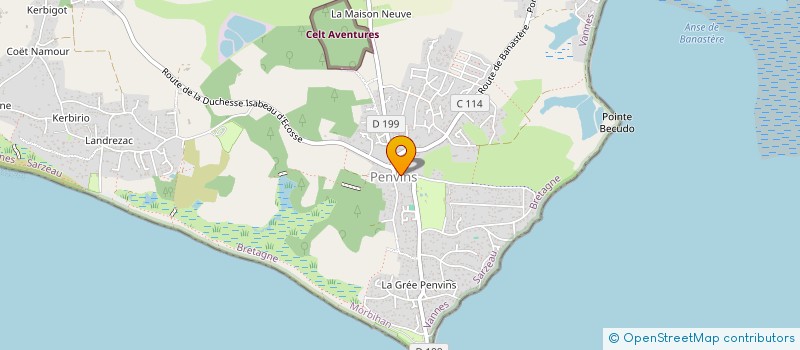 localisation de l'entreprise LE SENNE ARRO  SARZEAU