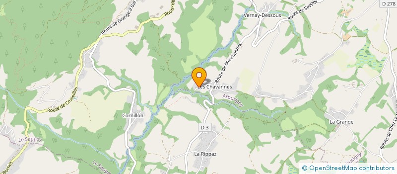 localisation de l'entreprise LE SENS BOVIN  ARBUSIGNY