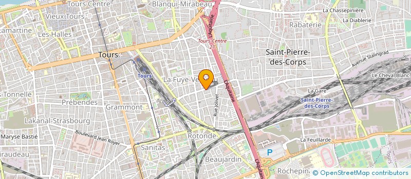localisation de l'entreprise LE SENS DE L'ALIMENTATION à TOURS