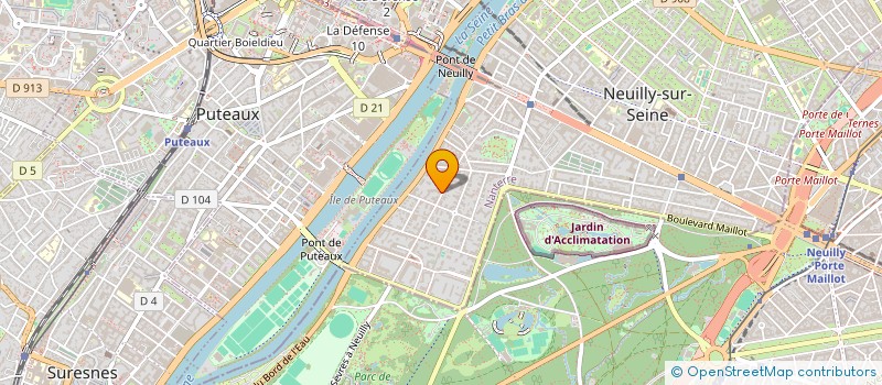localisation de l'entreprise LE SENS DE L'ECOLE à NEUILLY-SUR-SEINE