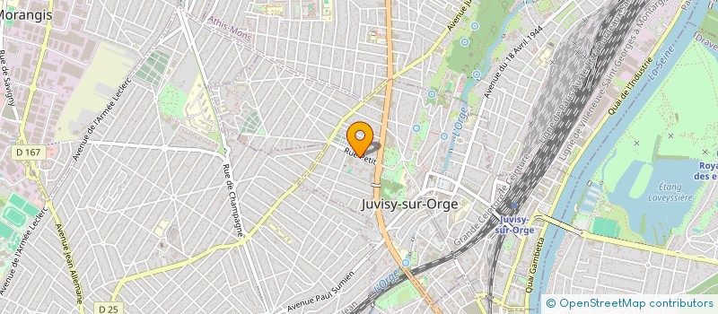 localisation de l'entreprise LE SENS DE LA FETE à JUVISY-SUR-ORGE