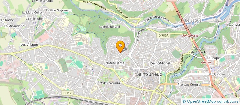 localisation de l'entreprise LE SENS DE LA FETE  SAINT-BRIEUC