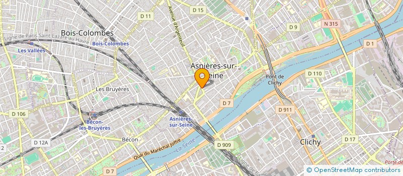 localisation de l'entreprise LE SENS DE LA FETE ASINARIA à ASNIERES-SUR-SEINE