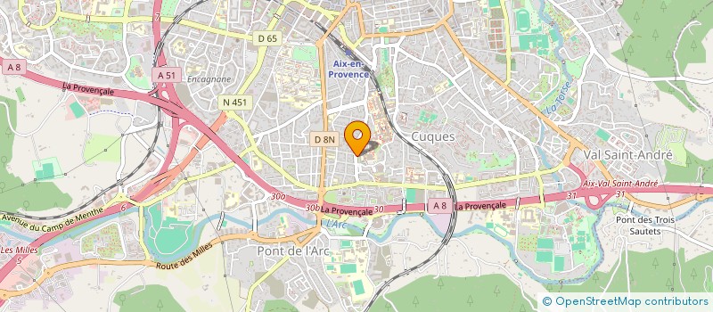 localisation de l'entreprise LE SENS DU DEBAT (LSD)  AIX-EN-PROVENCE