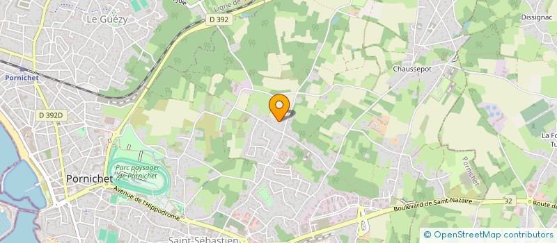 localisation de l'entreprise LE SENS DU POIL  PORNICHET