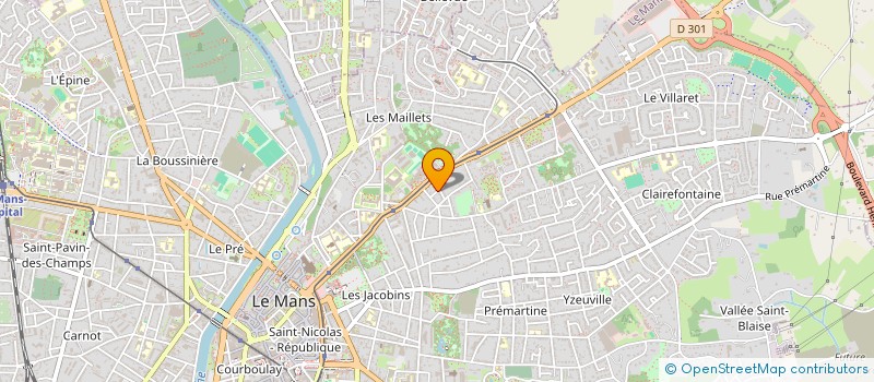 localisation de l'entreprise LE SENTIER  AIGNE